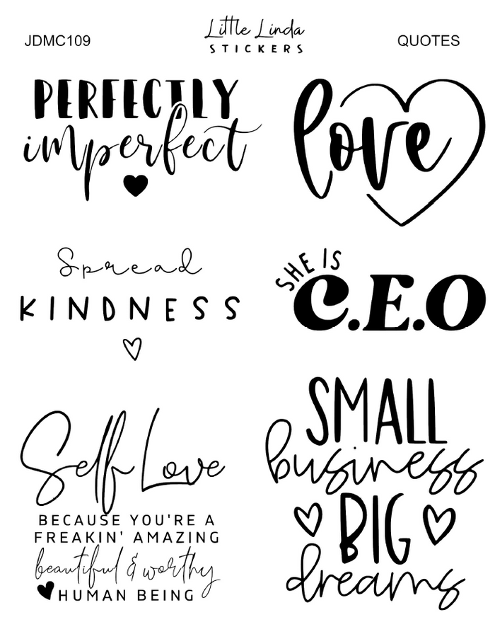 Minimal Quotes | 107 - 110