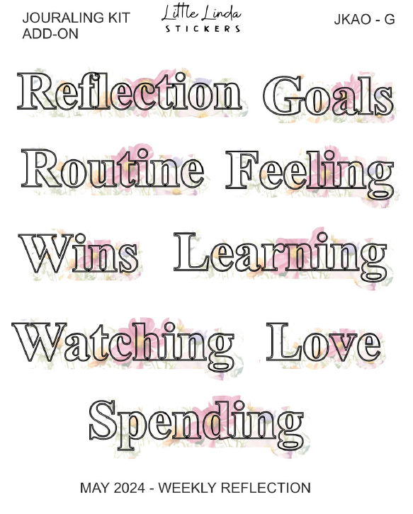 2024 May | Secret Garden | Journaling Kit