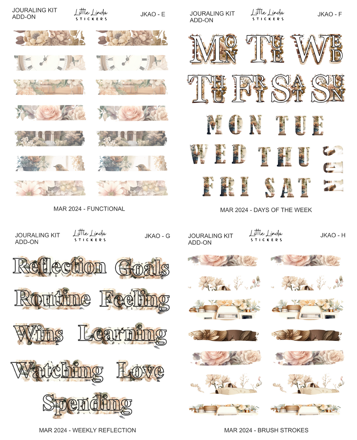 2024 Mar | Bookish Journaling Kit