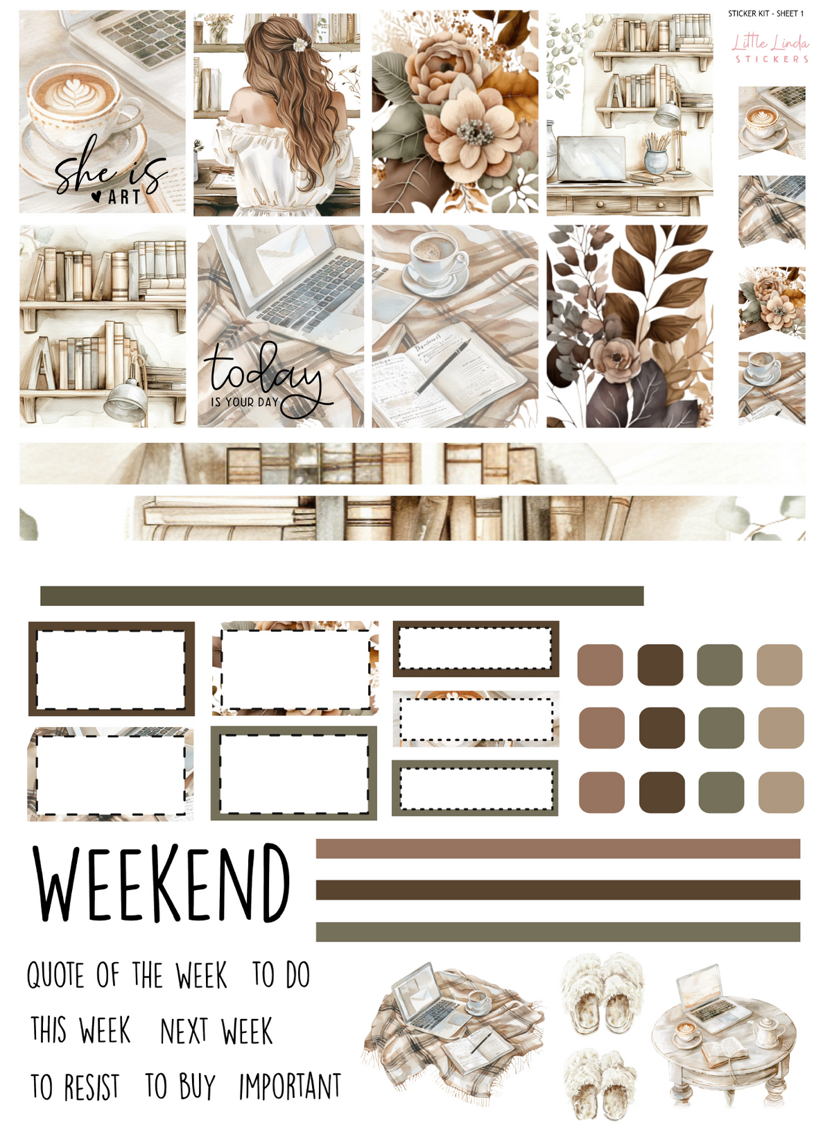 2024 June| Planner Girl - Vertical Kit