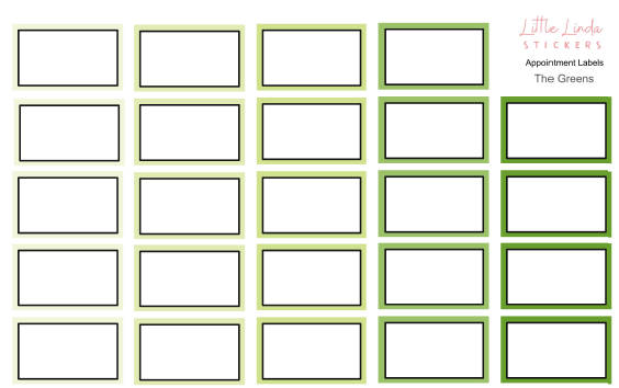 Functional | Appointment Label Boxes