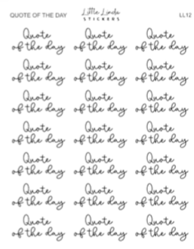 Quote of the Day Stickers