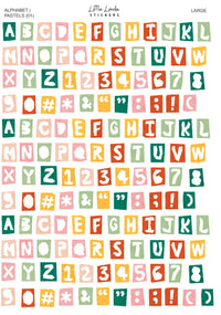 Junk Journal | Alphabet - Pastels