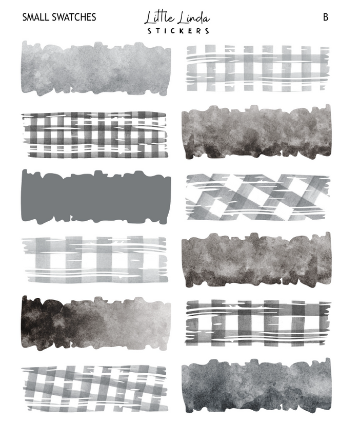 Gingham - Grey