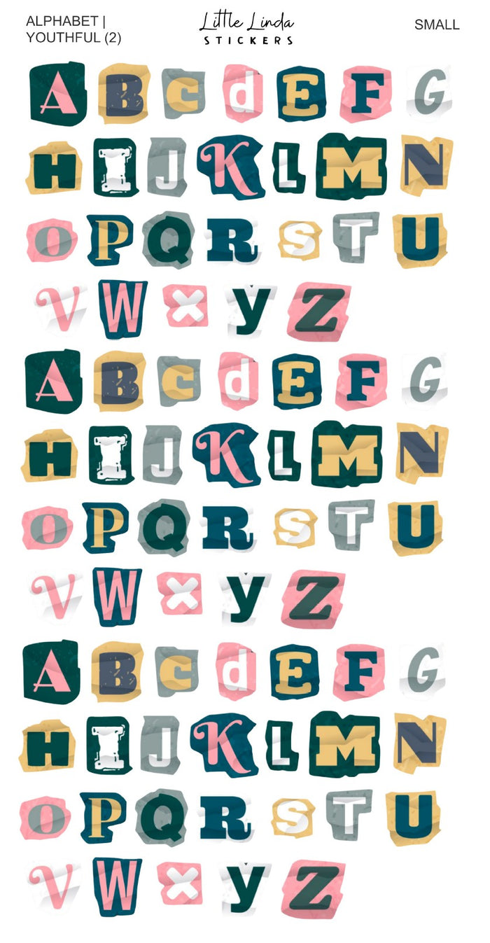 Junk Journal | Alphabet - Youthful