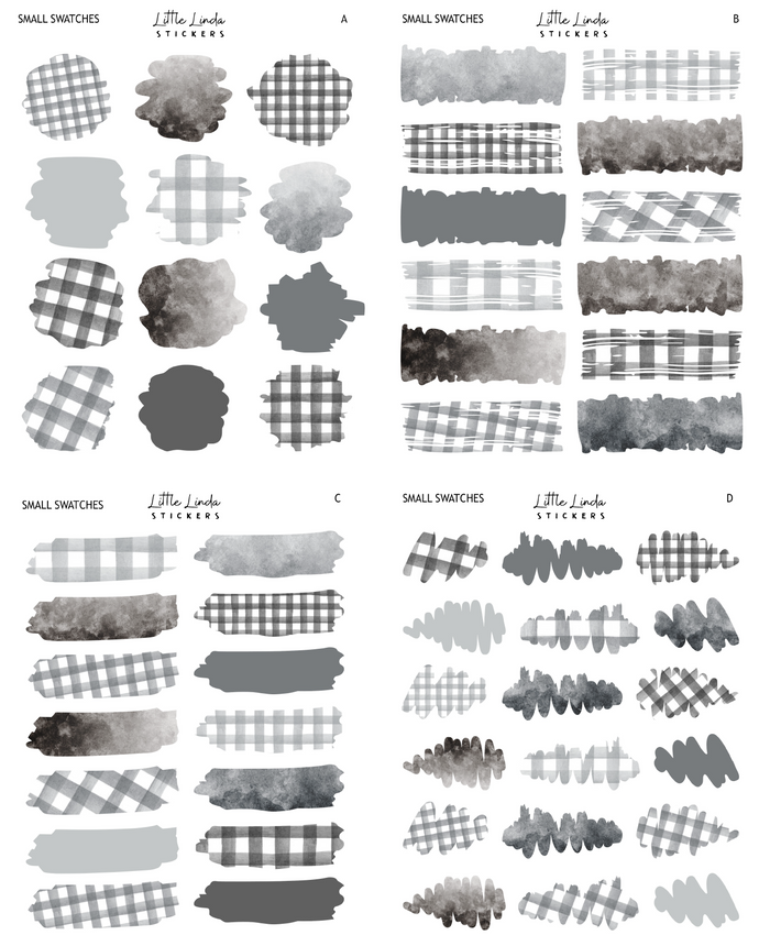Gingham - Grey
