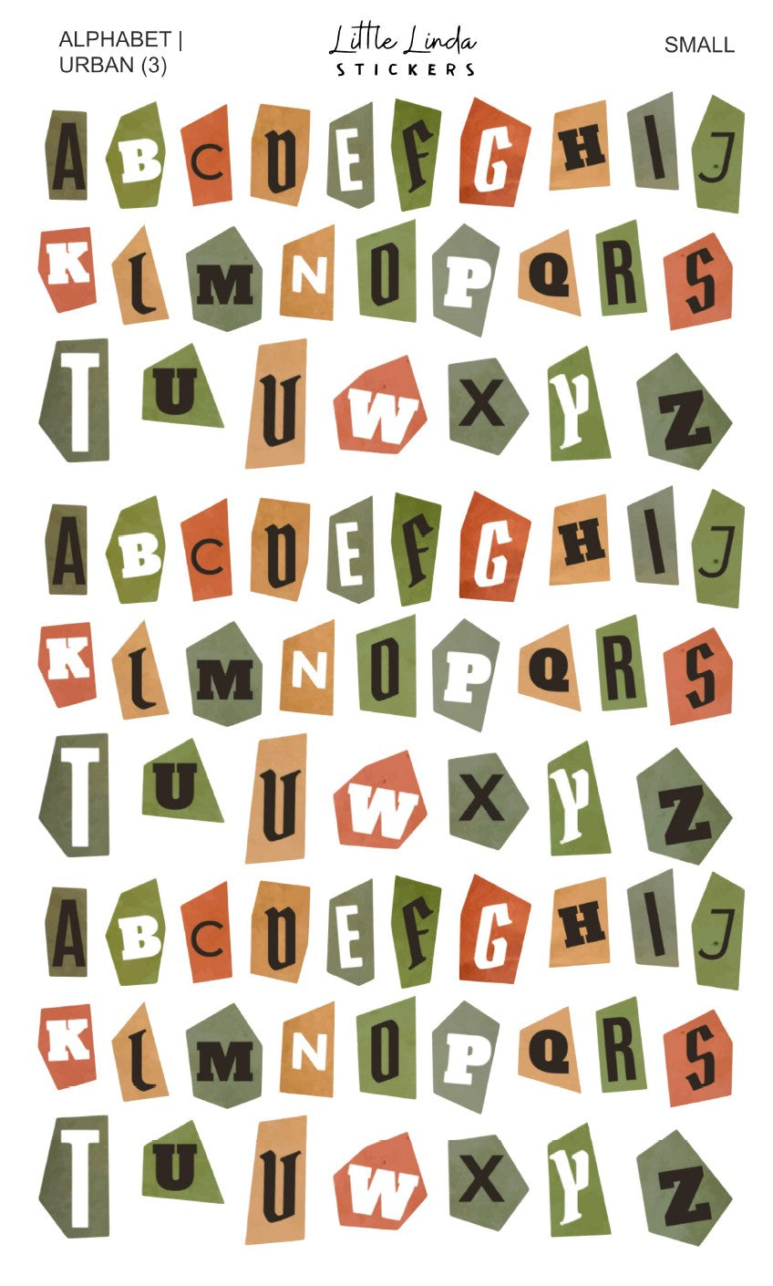 Junk Journal | Alphabet - Urban