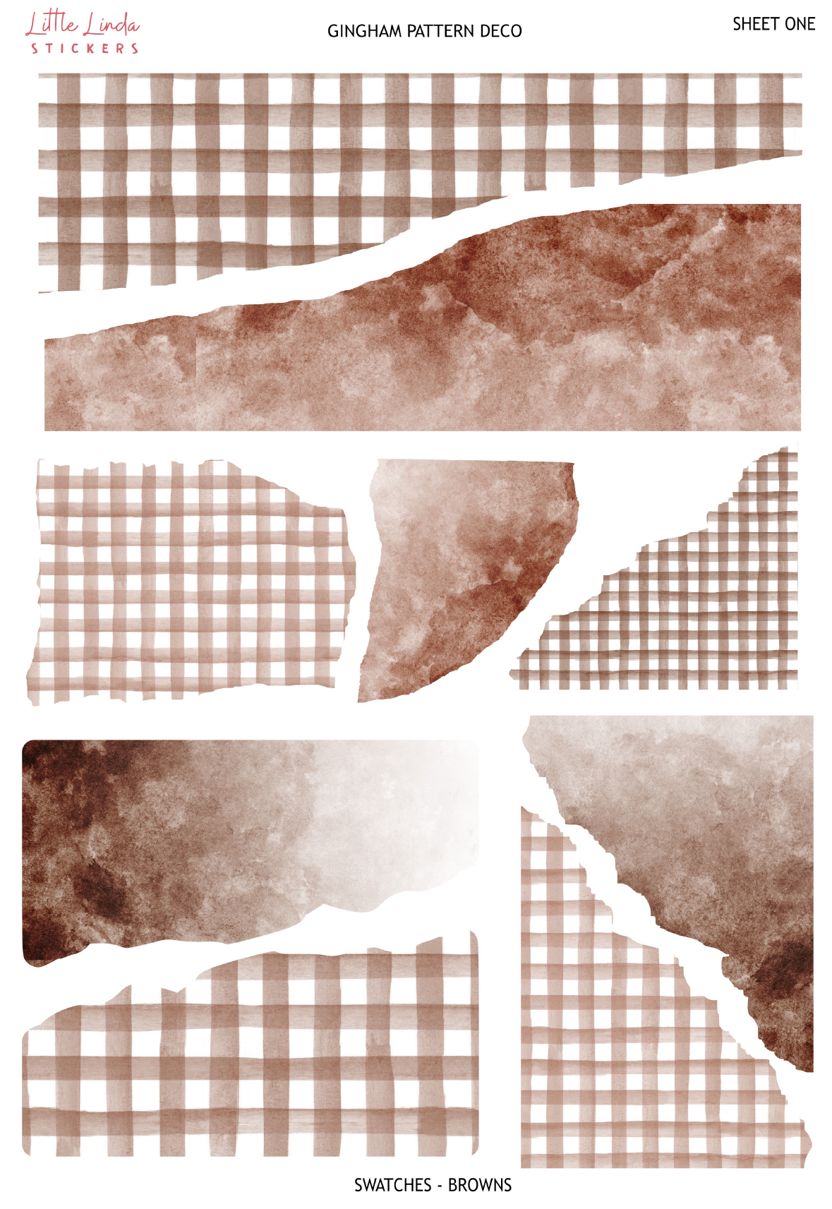 Gingham - Brown
