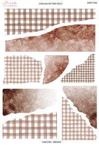Gingham - Brown