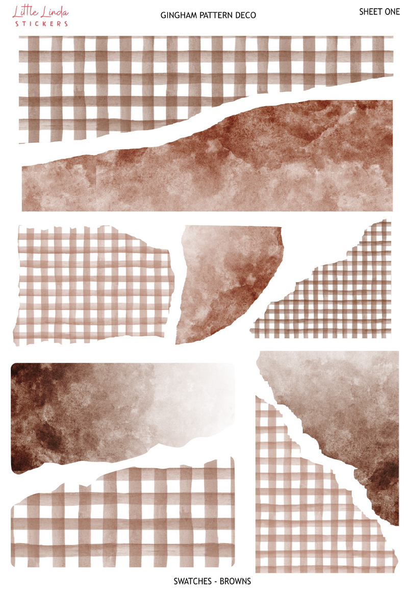 Gingham - Brown