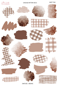 Gingham - Brown