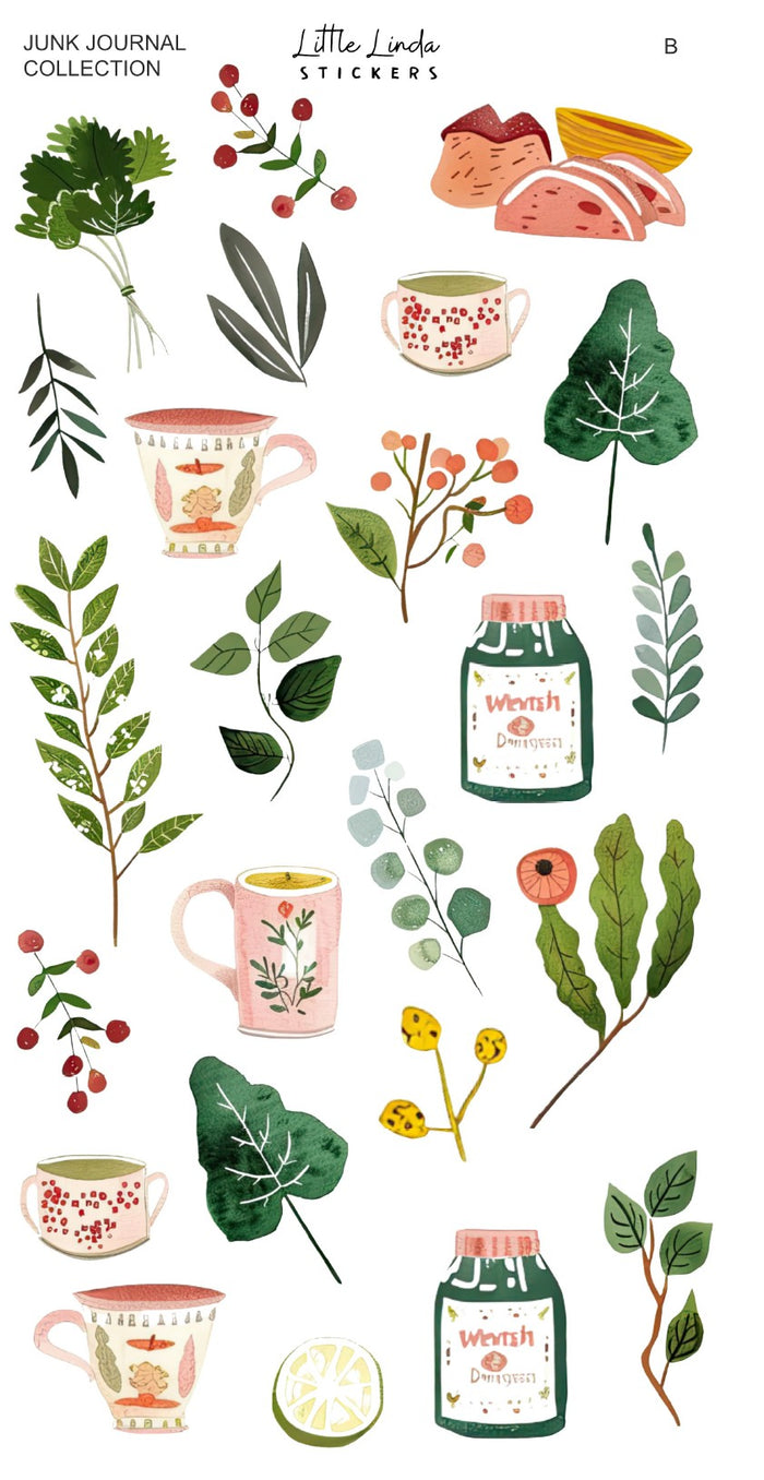 Junk Journal | Deco Sheet B