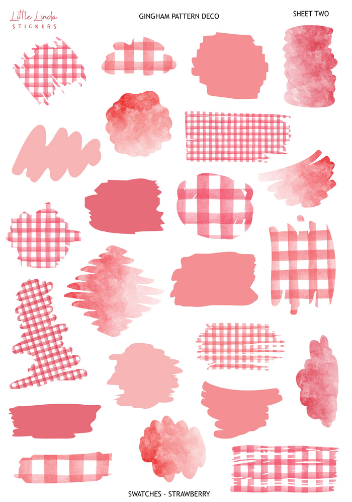 Gingham - Strawberry