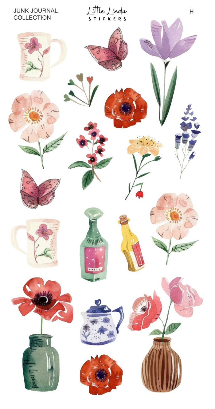 Junk Journal | Deco Sheet H