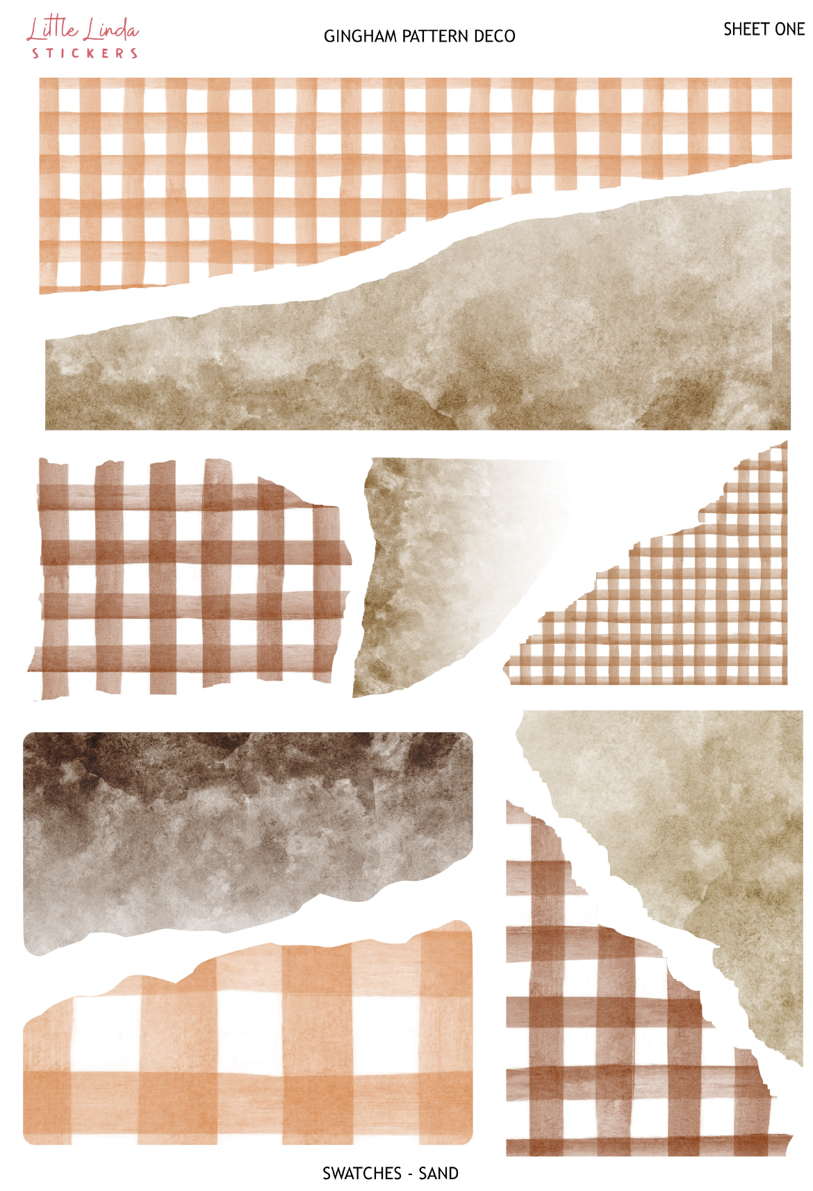 Gingham - Sand