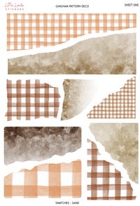 Gingham - Sand