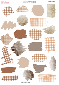 Gingham - Sand