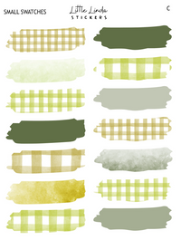 Gingham - Olive Green