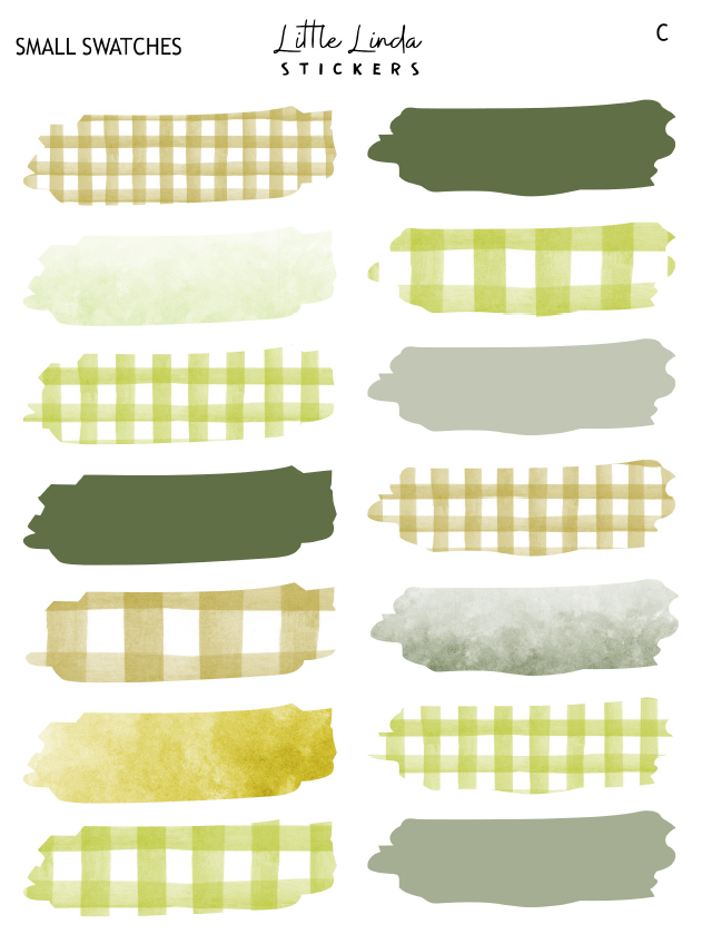 Gingham - Olive Green