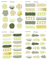 Gingham - Olive Green