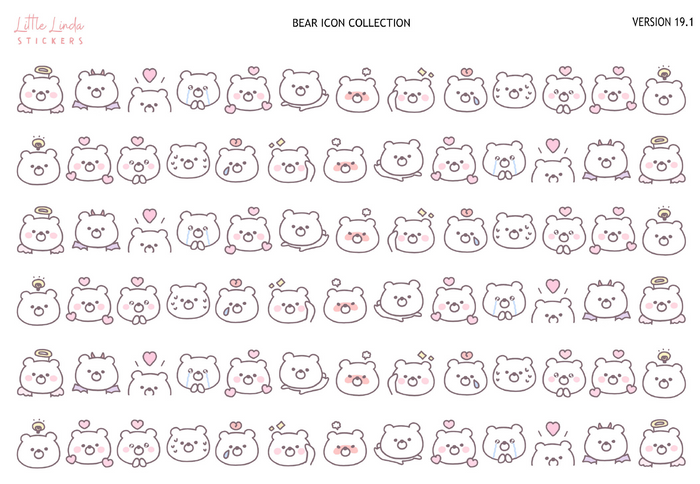 Bear Collection | Washi Strips - 19
