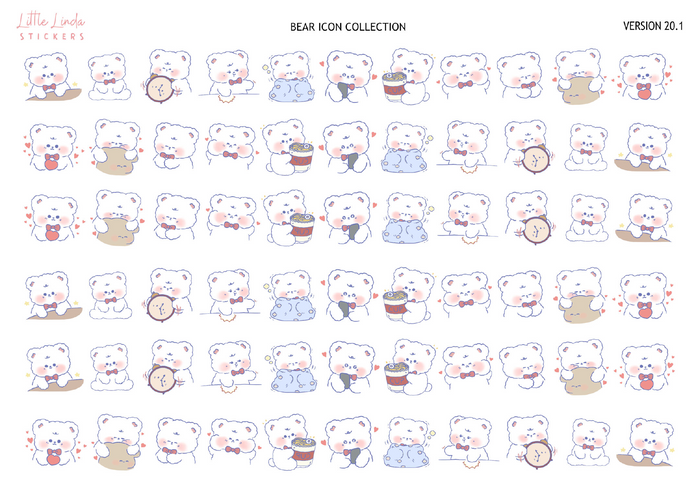 Bear Collection | Washi Strips - 20