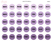 2024 | Days of the Week Circle - Large