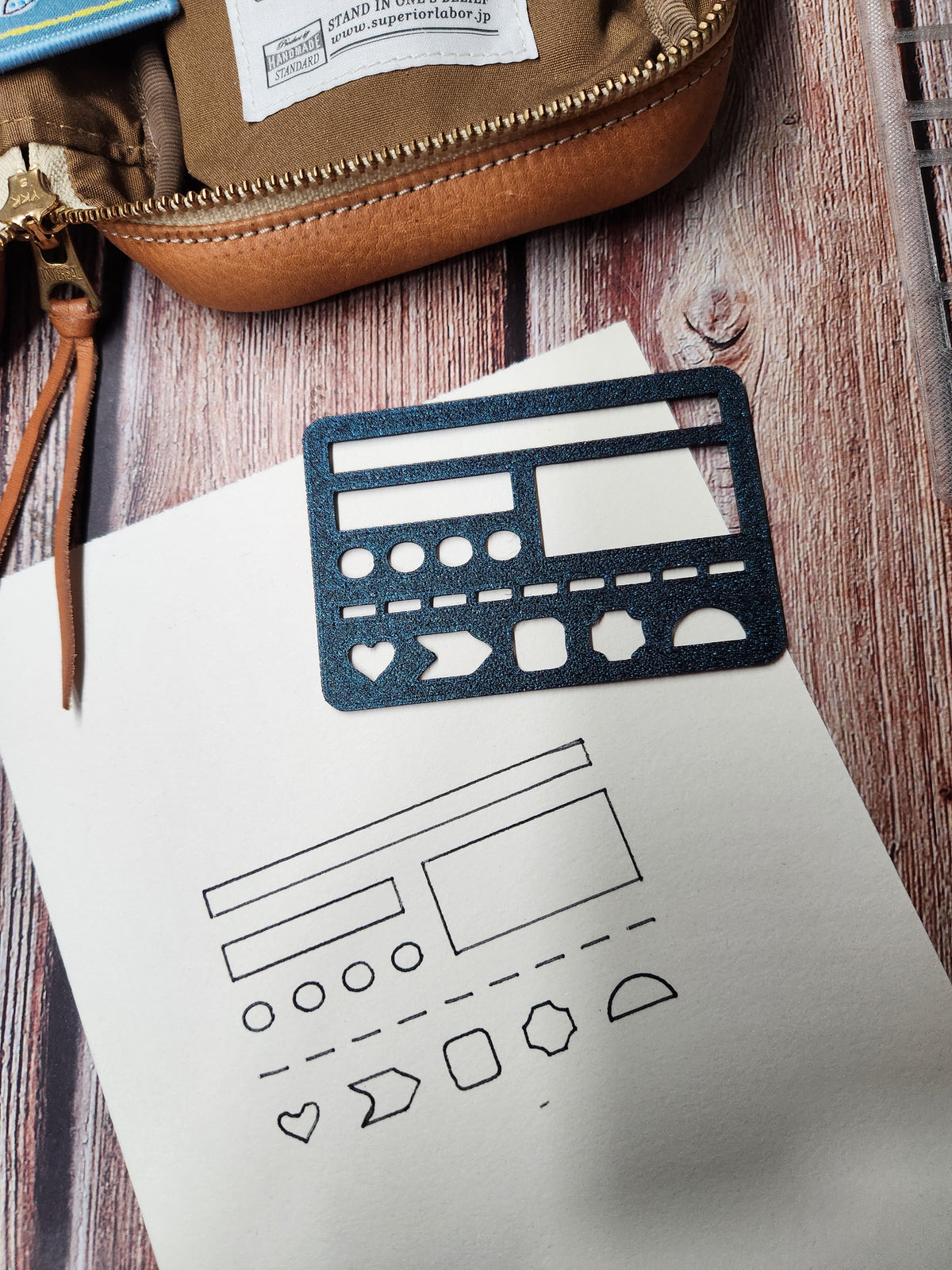 On the Go | Planner & Bullet Journal Stencil