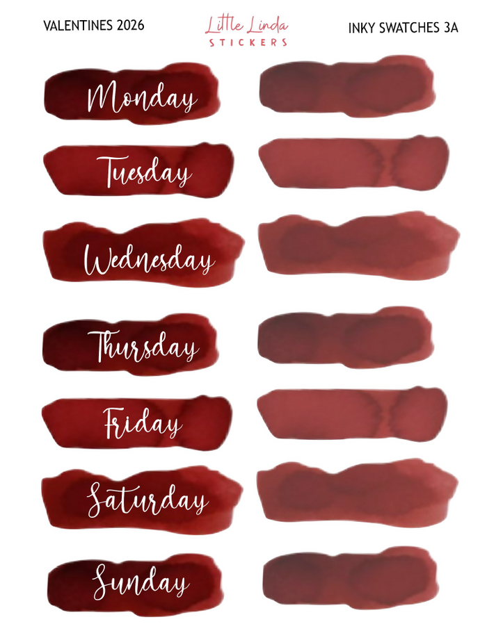 Valentines 2026 | Inky Swatches 3