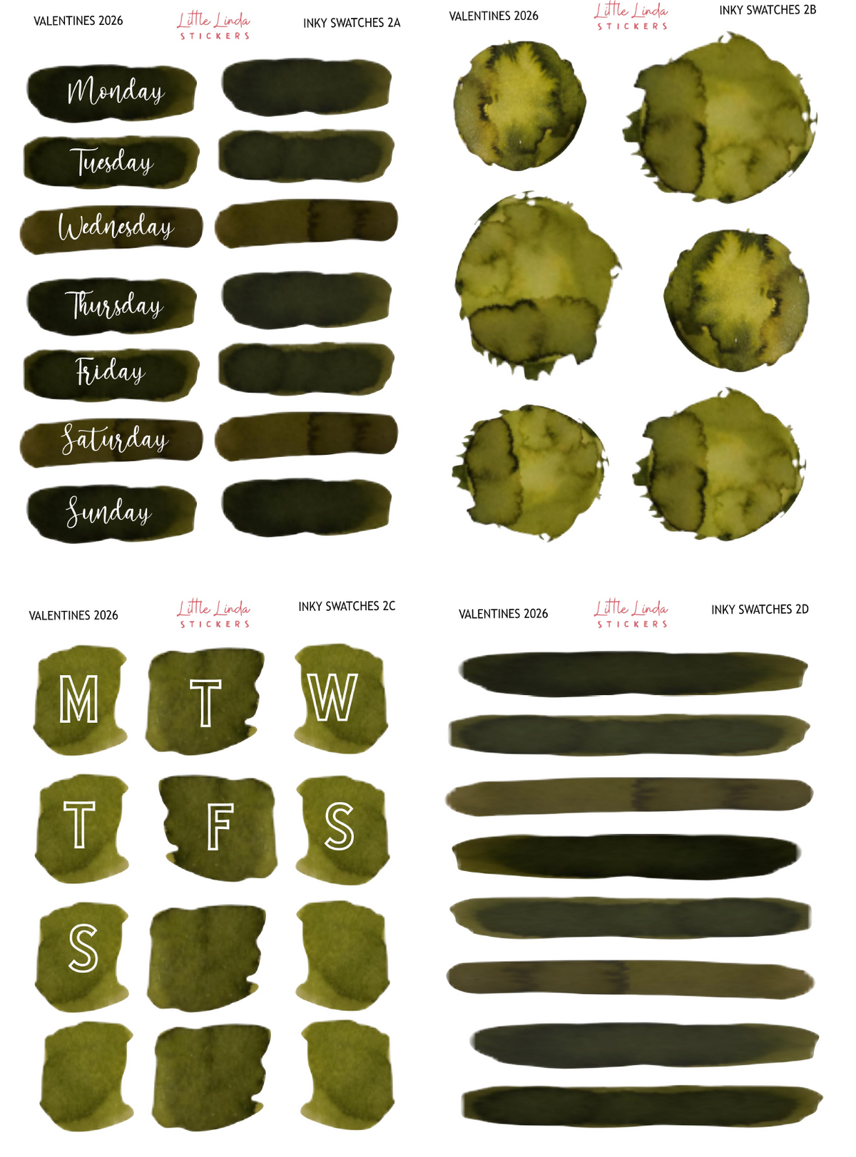 Valentines 2026 | Inky Swatches 2
