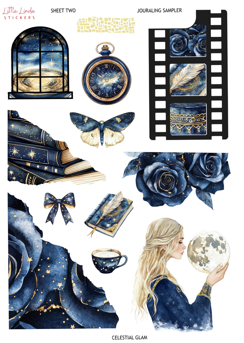 2025 Dec | Celestial Glam | Journaling Kit