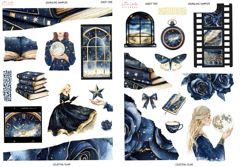 2025 Dec | Celestial Glam | Journaling Kit