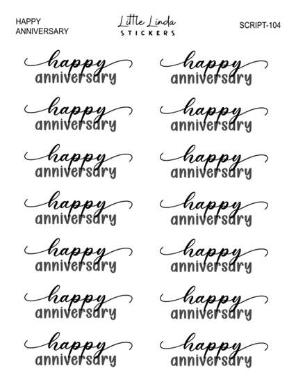 Happy Anniversary | SCRIPT