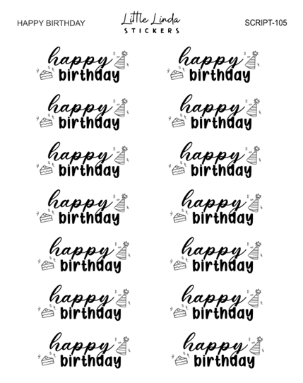 Happy Birthday | SCRIPT