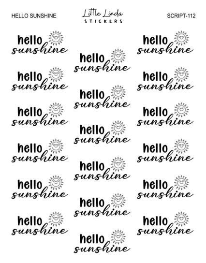 Hello Sunshine | SCRIPT