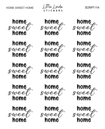 Home Sweet Home | SCRIPT