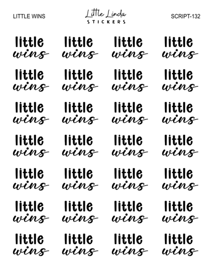 Little Wins | SCRIPT