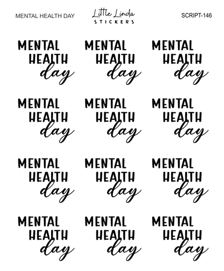 Mental Health Day | SCRIPT