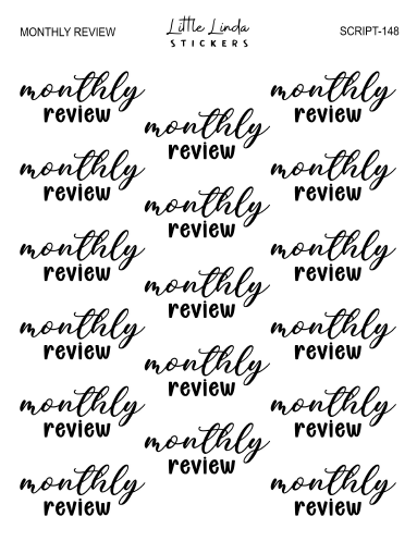Monthly Review | SCRIPT