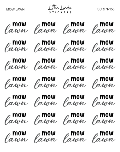 Mow lawn | SCRIPT