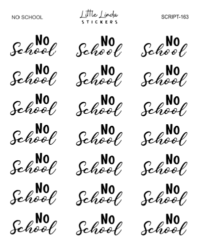 No School | SCRIPT