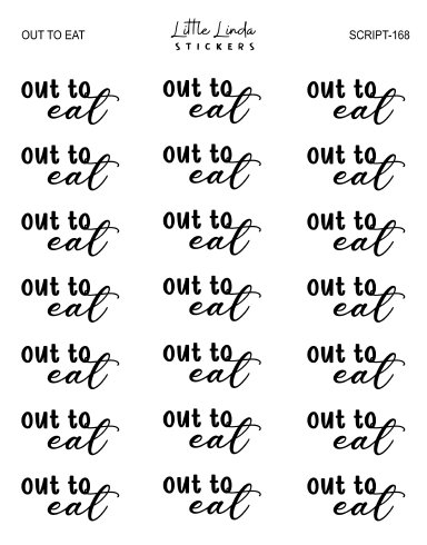 Out to Eat | SCRIPT