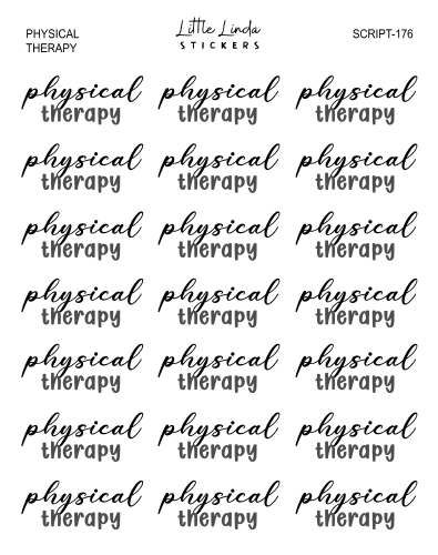 Physical Therapy | SCRIPT