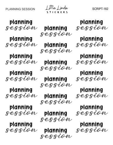Planning Session | SCRIPT
