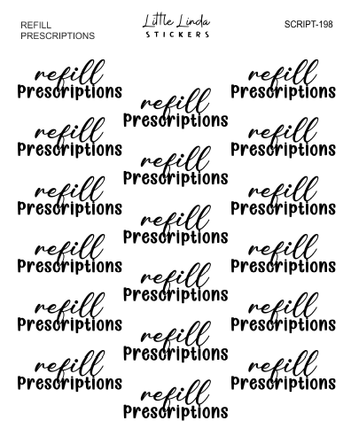Refill Prescriptions | SCRIPT