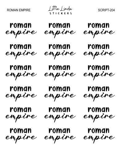 Roman Empire | SCRIPT