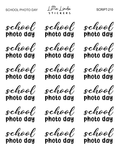 School Photo Day | SCRIPT