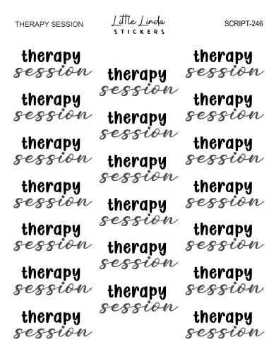 Therapy Session | SCRIPT
