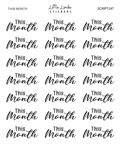This Month | SCRIPT