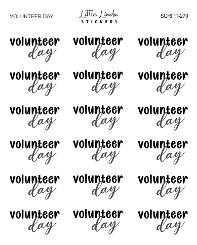 Volunteer Day | SCRIPT